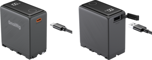 SmallRig 5729 USB-C Rechargable Camera Battery for NP-F970
