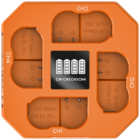 800q-02_136363 SmallRig 5747 Four-Channel Camera Battery Charger for EN-EL15c -akkulaturi