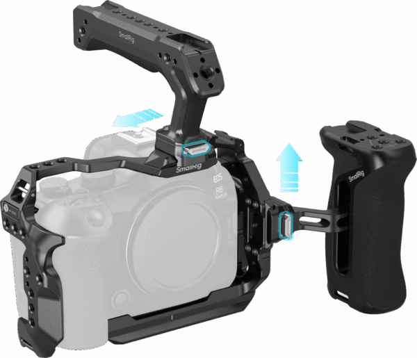 SmallRig 5958 HawkLock Cage Kit for Canon R6 III/II Advanced -kehikko