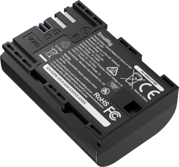 SmallRig 5298 USB-C Battery for Canon LP-E6P -akku