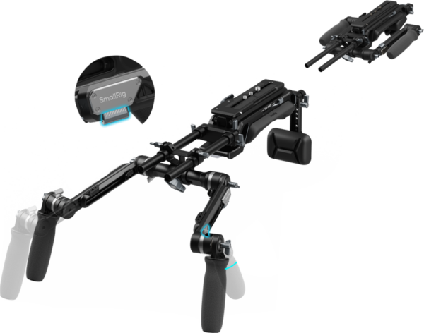 SmallRig 5199 HawkLock VCT-14 Type Shoulder Rig (SR009) -olkatuki