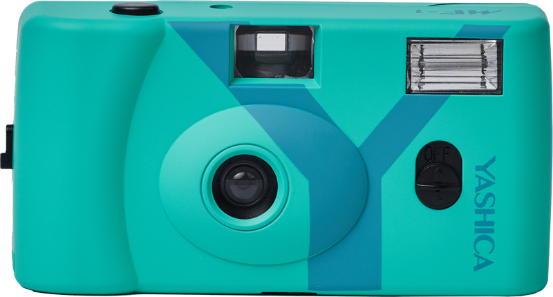YASHICA MF-1 Snapshot Art Camera -turkoosi
