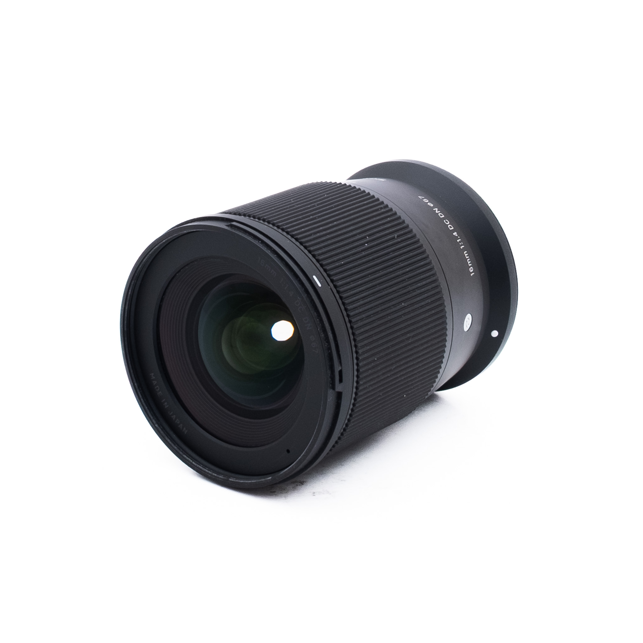 Sigma 16mm f/1.4 DC DN C Canon RF-S (Kunto K5, Takuu 6kk) - Käytetty