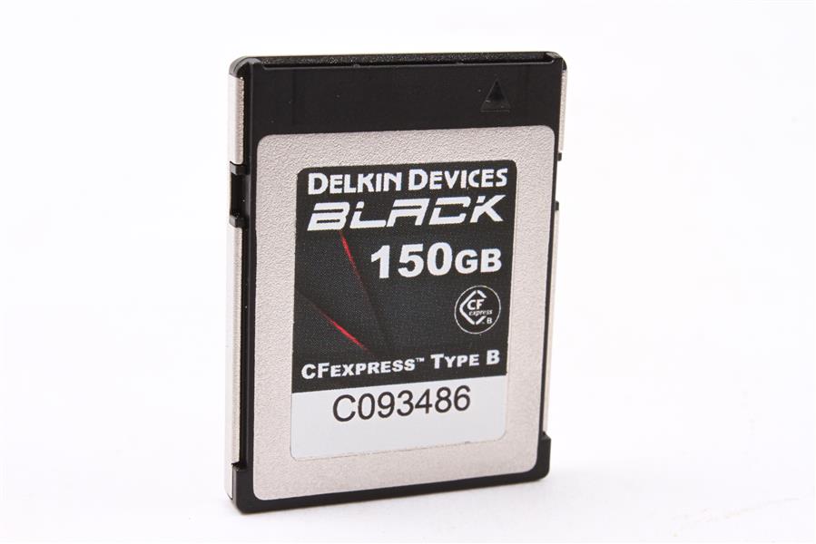Delkin CFexpress Type B BLACK 150GB R1725 / W1530 (sis. ALV 25.5%) - Käytetty